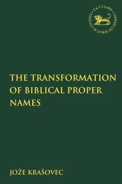 Transformation of Biblical Proper Names - Krasovec, Joze