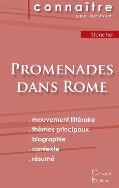 Fiche de lecture Promenades dans Rome (Analyse littéraire de référence et résumé complet) - Stendhal