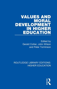 Values and Moral Development in Higher Education (eBook, PDF)