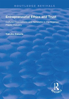 Cover Entrepreneurial Ethics and Trust (eBook, PDF)