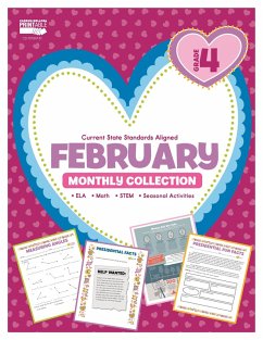 Cover February Monthly Collection, Grade 4 (eBook, PDF)