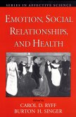 Emotion, Social Relationships, and Health (eBook, PDF)