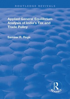 Cover Applied General Equilibrium Analysis of India's Tax and Trade Policy (eBook, ePUB)