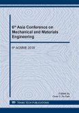 6th Asia Conference on Mechanical and Materials Engineering (eBook, PDF)