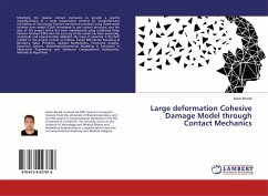 Large deformation Cohesive Damage Model through Contact Mechanics