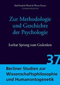 Zur Methodologie und Geschichte der Psychologie - Wessel, Karl-Friedrich; Krause, Werner