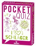 Moses MOS00064 - Pocket Quiz, I love Schlager, Fragespiel, Mitbringspiel, Reisespiel