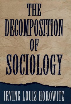 Cover The Decomposition of Sociology (eBook, PDF)