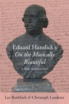 Cover Eduard Hanslick's On the Musically Beautiful (eBook, PDF)