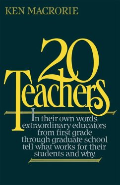 Twenty Teachers (eBook, PDF) Cover Twenty Teachers (eBook, PDF)