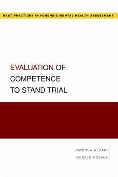 Evaluation of Competence to Stand Trial (eBook, PDF) - Zapf, Patricia; Roesch, Ronald