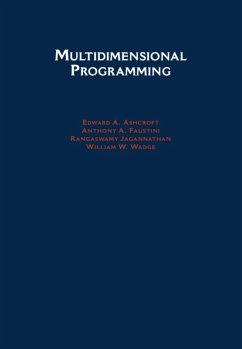 Multidimensional Programming (eBook, PDF) - Ashcroft, E. A.; Faustini, A. A.; Jagannathan, R.; Wadge, W. W.