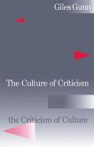 The Culture of Criticism and the Criticism of Culture (eBook, PDF)