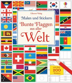 Malen und Stickern: Bunte Flaggen aus aller Welt - Meredith, Susan