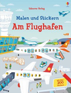 Malen und Stickern: Am Flughafen - Tudhope, Simon;Smith, Sam