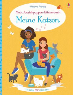 Mein Anziehpuppen-Stickerbuch: Meine Katzen - Bowman, Lucy
