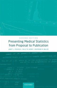 Cover Presenting Medical Statistics from Proposal to Publication (eBook, PDF)