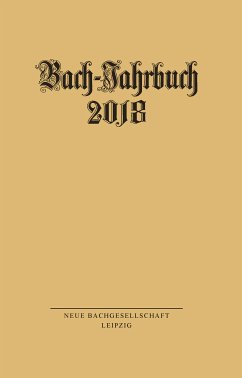 Bach-Jahrbuch 2018 (eBook, PDF)