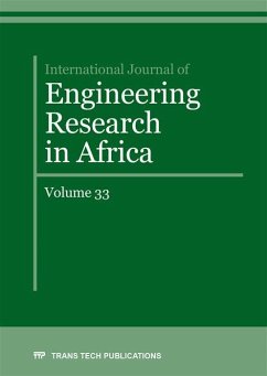 Cover International Journal of Engineering Research in Africa Vol. 33 (eBook, PDF)