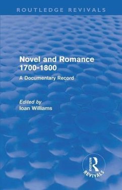 Novel and Romance 1700-1800 (Routledge Revivals) - Williams, Ioan