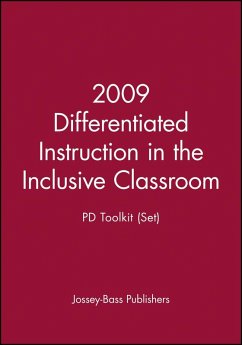 2009 Differentiated Instruction in the Inclusive Classroom: Pd Toolkit (Set) - Jossey-Bass Publishers