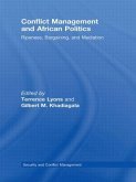 Conflict Management and African Politics