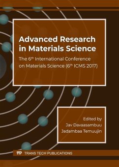 Cover Advanced Research in Materials Science (eBook, PDF)