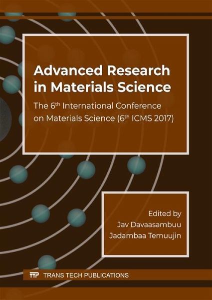 Advanced Research in Materials Science (eBook, PDF)