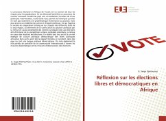 Réflexion sur les élections libres et démocratiques en Afrique - Kpotounou, G. Serge