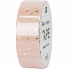 Cover Tape, Punkte, Puder/Gold, Hochzeit