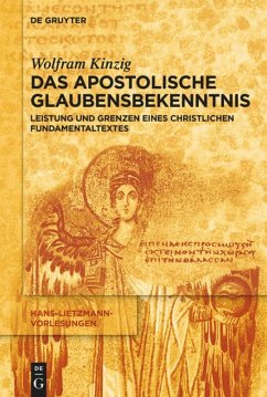 Das Apostolische Glaubensbekenntnis - Kinzig, Wolfram