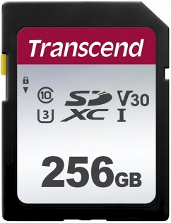 Transcend SDXC 300S 256GB Class 10 UHS-I U3 V30