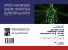 Cellulose based nanocomposite for transdermal drug delivery system