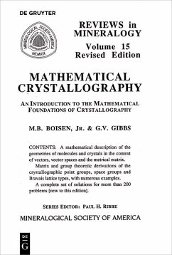 Cover Mathematical Crystallography (eBook, PDF)