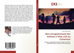 Non enregistrement des enfants à l'état civil au Cameroun - Angos, Avelin Peguy