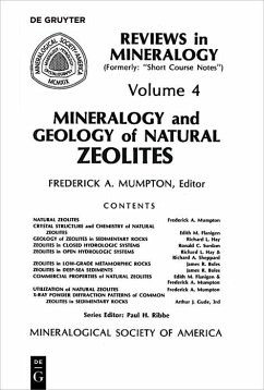Cover Mineralogy and Geology of Natural Zeolites (eBook, PDF)