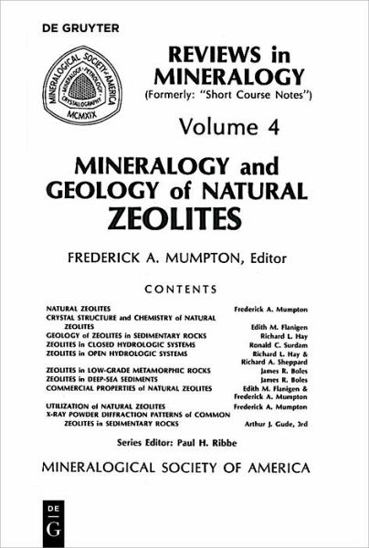 Mineralogy and Geology of Natural Zeolites (eBook, PDF) Mineralogy and Geology of Natural Zeolites (eBook, PDF)