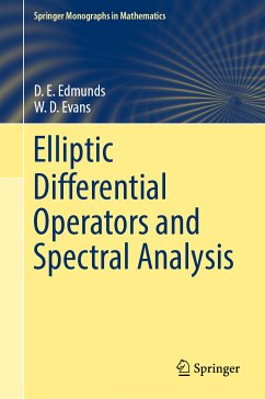 Elliptic Differential Operators and Spectral Analysis (eBook, PDF) - Edmunds, D. E.; Evans, W.D.