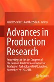 Advances in Production Research (eBook, PDF)