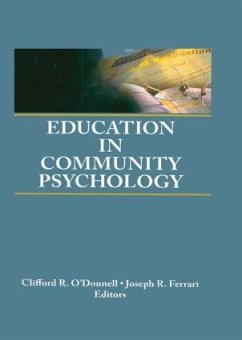 Education in Community Psychology - Ferrari, Joseph R; O'Donnell, Clifford R