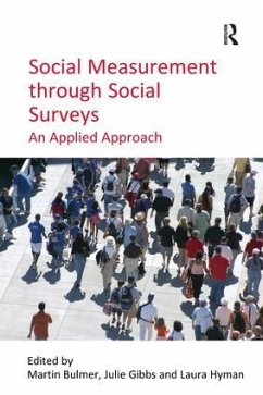 Social Measurement through Social Surveys - Gibbs, Julie