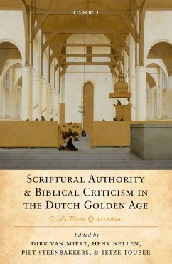 Cover Scriptural Authority and Biblical Criticism in the Dutch Golden Age (eBook, PDF)