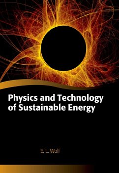 Physics and Technology of Sustainable Energy (eBook, PDF) - Wolf, E. L.