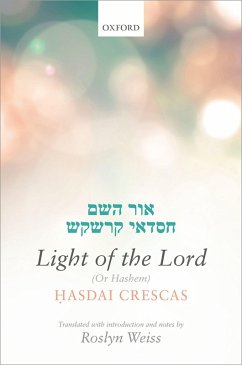 Crescas: Light of the Lord (Or Hashem) (eBook, PDF)