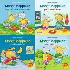 Maxi-Pixi-4er-Set 71: Moritz Moppelpo (4x1 Exemplar) - Stellmacher, Hermien