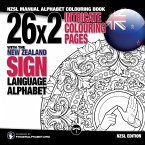 26x2 Intricate Colouring Pages with the New Zealand Sign Language Alphabet