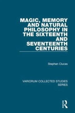 Cover Magic, Memory and Natural Philosophy in the Sixteenth and Seventeenth Centuries