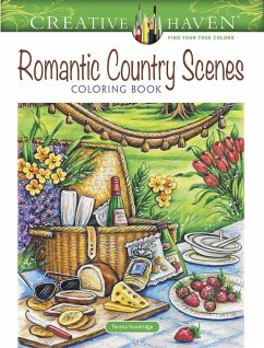 Creative Haven Romantic Country Scenes Coloring Book - Goodridge, Teresa