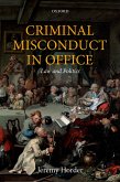 Criminal Misconduct in Office (eBook, PDF)