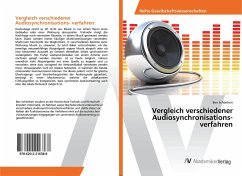 Vergleich verschiedener Audiosynchronisations- verfahren - Schönherr, Ben